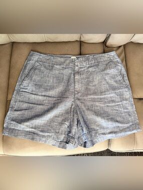 GAP Chambray Blue Casual Shorts